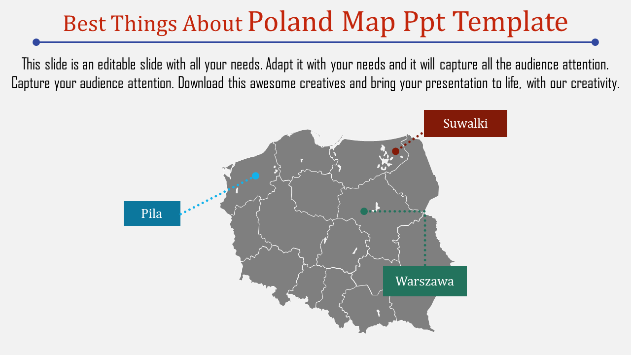 Best Poland Map PPT and Google Slides Presentation
